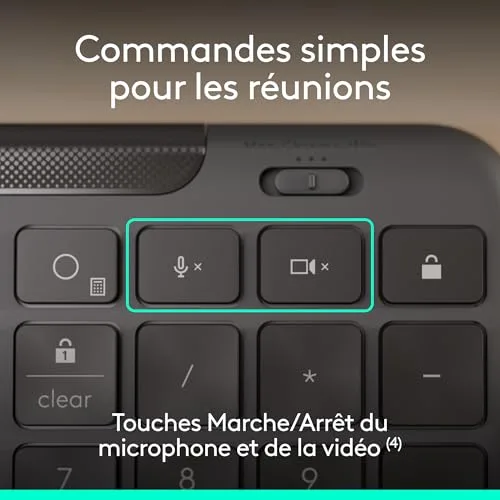 Logitech Signature Slim Wired Combo MK620 for Business AZERTY USB-C - vue 6