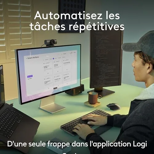 Logitech MX Keys S Combo for Mac Gris Sidéral AZERTY - vue 5