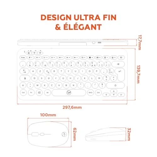 Mobility Lab CP420W Mini Combo AZERTY Sans Fil - vue 7