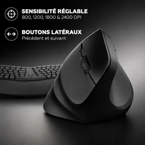 Mobility Lab Ergo C30W Pack Clavier + Souris AZERTY Sans Fil - vue 4