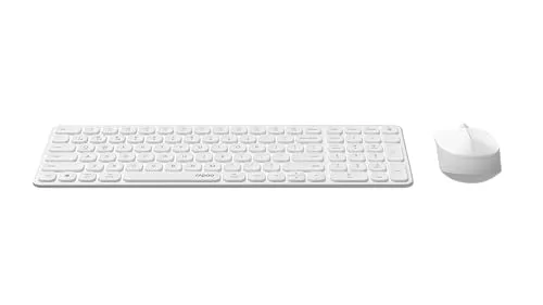 Rapoo 9310M Kit clavier-souris multimode blanc - vue 3