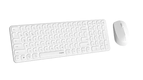 Rapoo 9310M Kit clavier-souris multimode blanc - vue 5