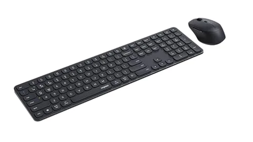 Rapoo 9810M Kit clavier-souris sans fil multimode gris - vue 2