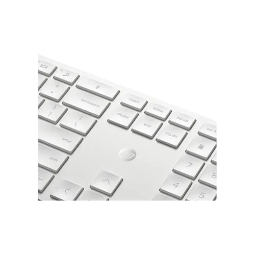 HP 650 Ensemble Clavier Souris sans fil 2,4 GHz AZERTY Blanc - vue 2