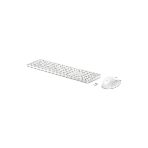 HP 650 Ensemble Clavier Souris sans fil 2,4 GHz AZERTY Blanc - vue 3