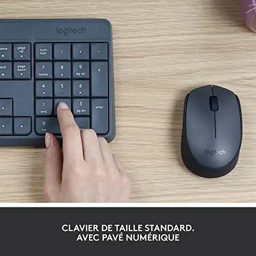 Logitech MK235 Combo Clavier Souris Sans Fil AZERTY - vue 3