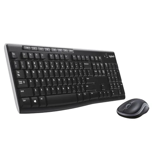 Logitech MK270 Ensemble Clavier Souris Sans Fil AZERTY Noir