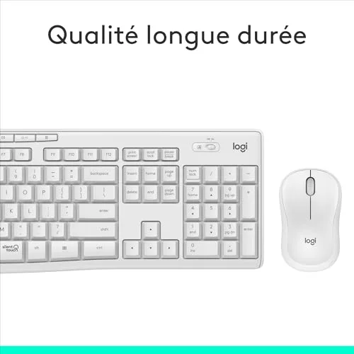 Logitech MK295 Silent Ensemble Clavier Souris Sans Fil AZERTY - vue 7