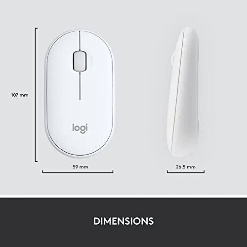 Logitech MK470 Slim Combo AZERTY Blanc Sans Fil Silencieux - vue 9