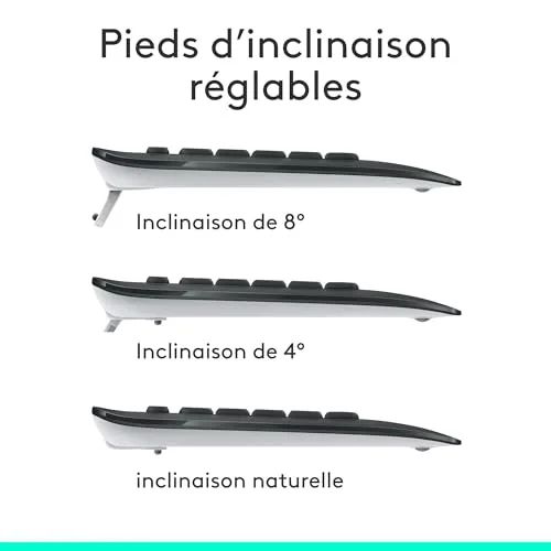 Logitech MK540 Advanced Ensemble Clavier Souris Sans Fil AZERTY - vue 6