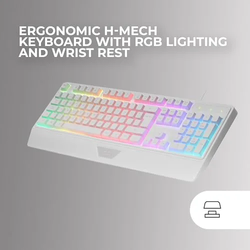 Mars Gaming MCP124PRO Clavier AZERTY RGB - vue 2