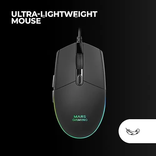 Mars Gaming MCP-RGB3FR Combo gaming 4-en-1 TKL RGB - vue 4