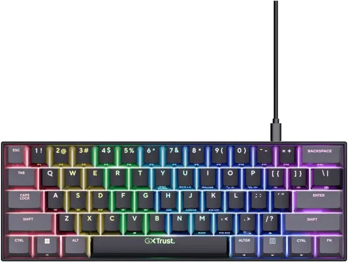 GXTrust GXT 867 Acira RGB Noir - vue 3