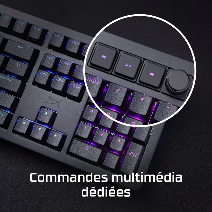 HyperX Alloy Rise Noir - vue 5