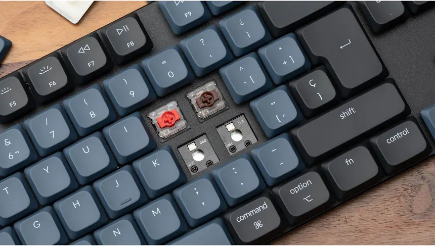 Keychron K1 Pro QMK RGB Noir - vue 3