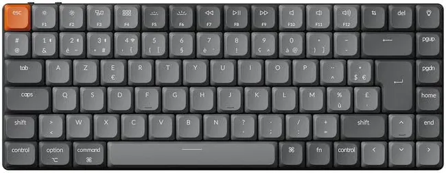 Keychron K3 Max QMK Gris - vue 1