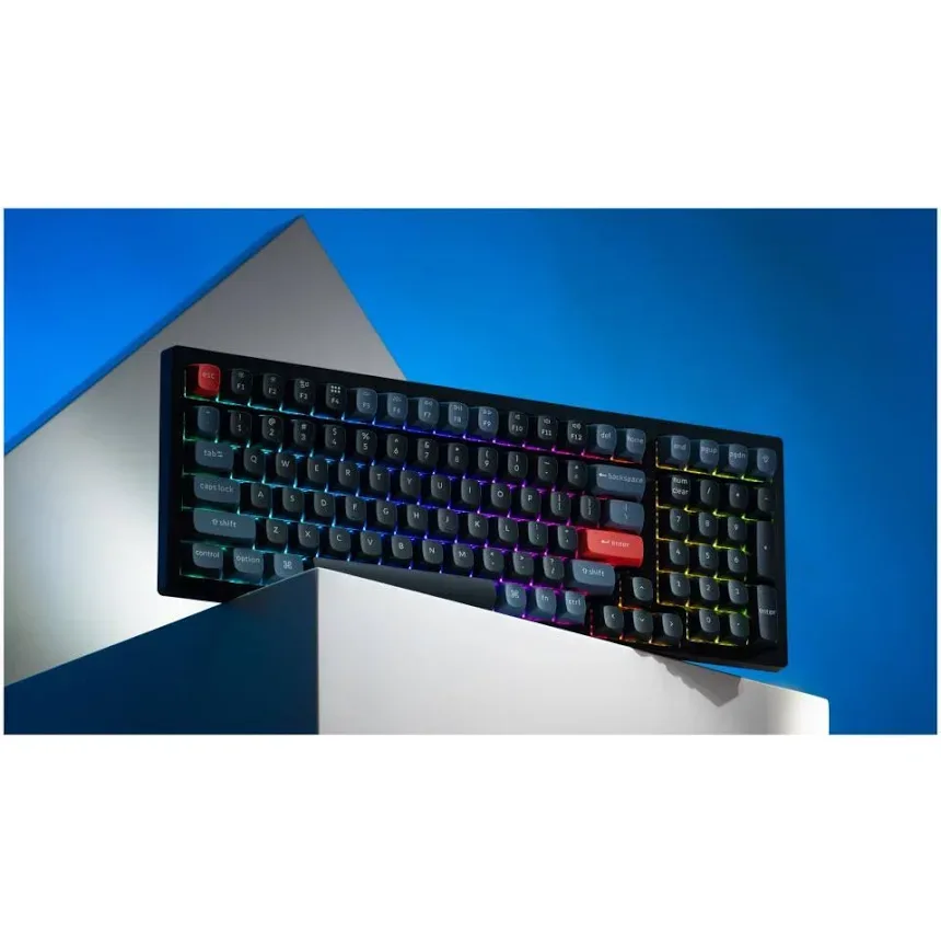 Keychron K4 Pro QMK RGB Rouge Noir - vue 5