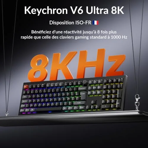 Keychron V6 Ultra 8K Noir - vue 5