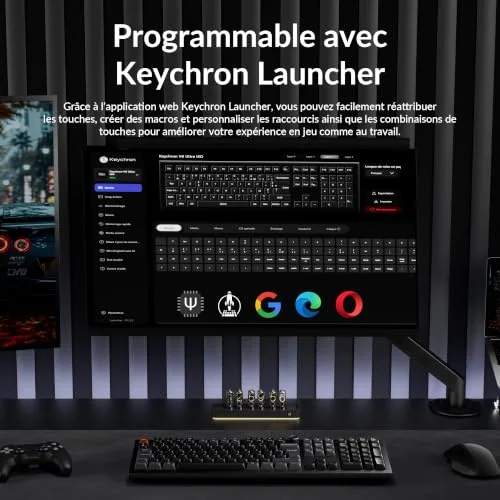 Keychron V6 Ultra 8K Noir - vue 6
