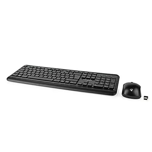 Nedis KBMCW100BKDE Kit Clavier et Souris Sans Fil QWERTZ - vue 4