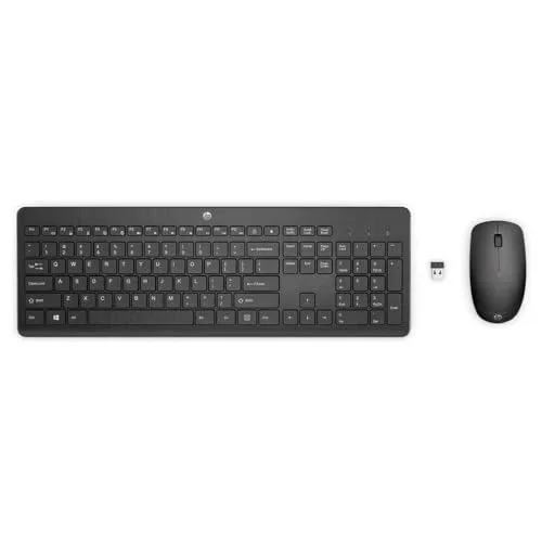 HP 230 Ensemble Clavier et Souris sans Fil 2,4 GHz Noir AZERTY