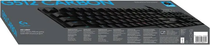 Logitech G G512 Carbon GX Brown Tactile - vue 3