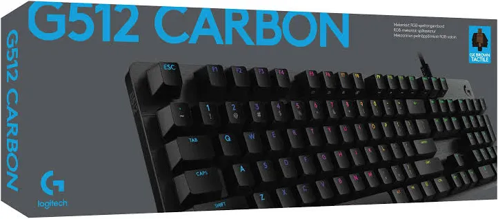 Logitech G G512 Carbon GX Brown Tactile - vue 5