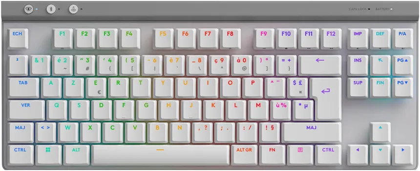 Logitech G G515 TKL Blanc - vue 1