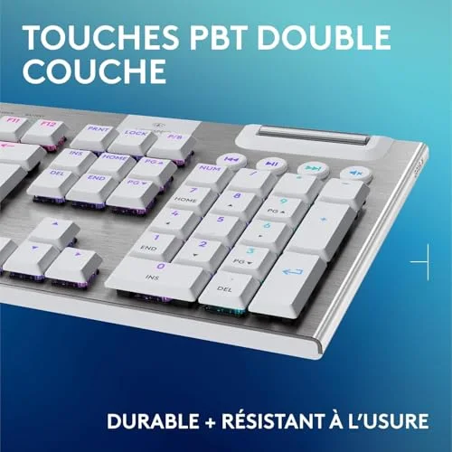 Logitech G G915 X Low-profile Blanc - vue 8