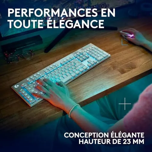 Logitech G G915 X Low-profile Blanc - vue 9