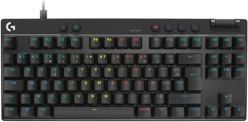 Logitech G Pro X TKL Noir - vue 1