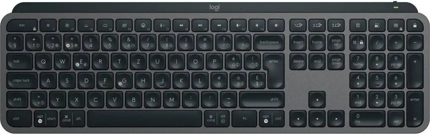 Logitech MX Keys S Plus Noir - vue 3