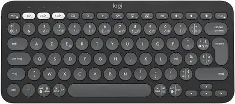 Logitech Pebble Keys 2 K380s Graphite - vue 1