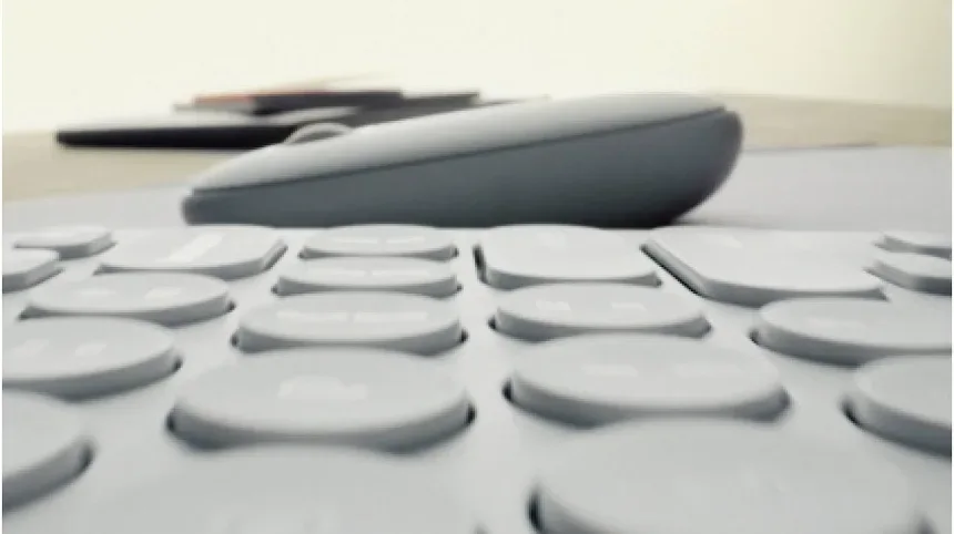 Logitech Pebble Keys 2 K380s Rose - vue 2