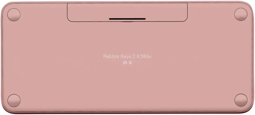 Logitech Pebble Keys 2 K380s Rose - vue 3