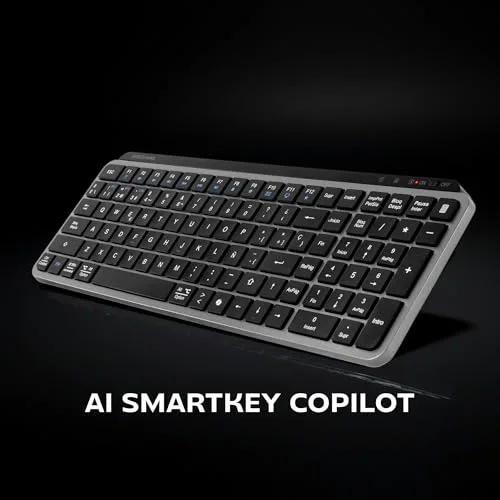 Mars Gaming MK-SILENKEYS clavier sans fil AZERTY noir - vue 3