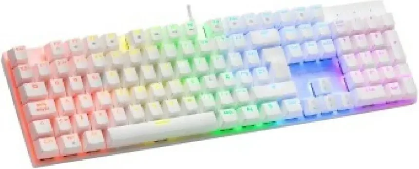 Mars Gaming MK422 Blanc Switch Rouge - vue 2