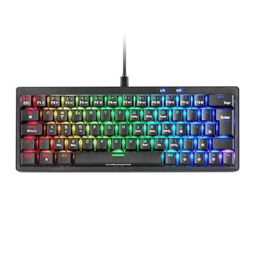 Mars Gaming MKMINIPRO clavier mécanique 60% hot-swap RGB