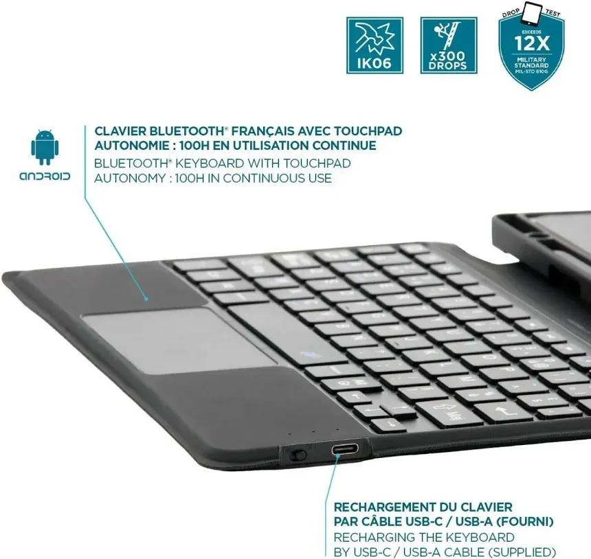 Mobilis Folio C2 Noir - vue 4