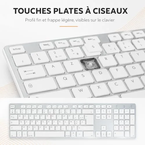 Mobility Lab Design Touch ML300368 AZERTY Mac Filaire - vue 6