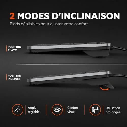 Mobility Lab DesignTouch ML311487 Gris Sidéral AZERTY - vue 6