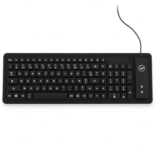 Mobility Lab ML300559 Clavier Flexible USB AZERTY Étanche