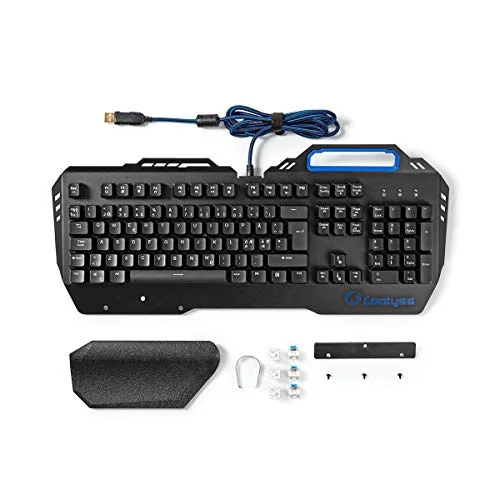 NEDIS Clavier de Jeu Mécanique - Éclairage RVB - Nordique - Conception Métallique - vue 3