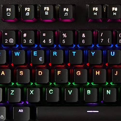 NEDIS Clavier de Jeu Mécanique - Éclairage RVB - Nordique - Conception Métallique - vue 4