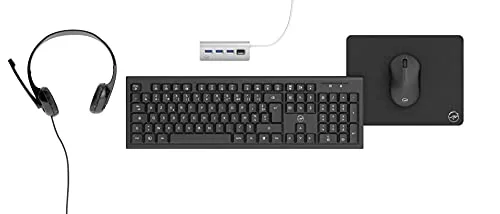 Mobility Lab Kit 5en1 ML308463 Clavier/Souris sans fil AZERTY