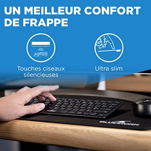 Bluestork Pack Mini V2 Clavier Souris Sans Fil AZERTY - vue 4