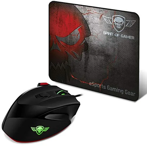 Pack de périphériques gaming - Spirit Of Gamer - Pro-MKH3 - Clavier AZERTY - Souris 3200 DPI - Casque avec micro - vue 4