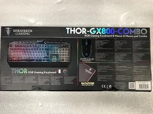 Berserker Gaming Pack 3 en 1 THOR RGB AZERTY - vue 2