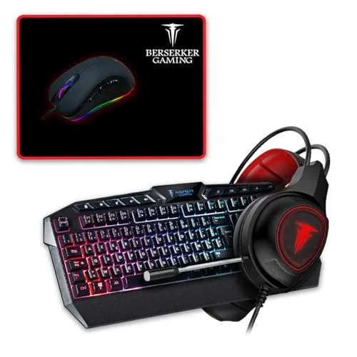 Berserker Gaming THOR Combo GX-804 Clavier AZERTY RGB