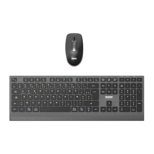 Port Designs Pack Optimum Professionnel Clavier + Souris AZERTY